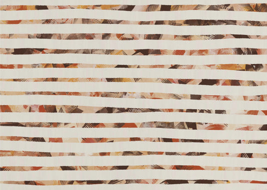Stripes of Earthy Warmth | Poster