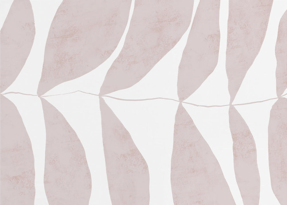 Leaf Patterns in Soft Beige Tones | Poster