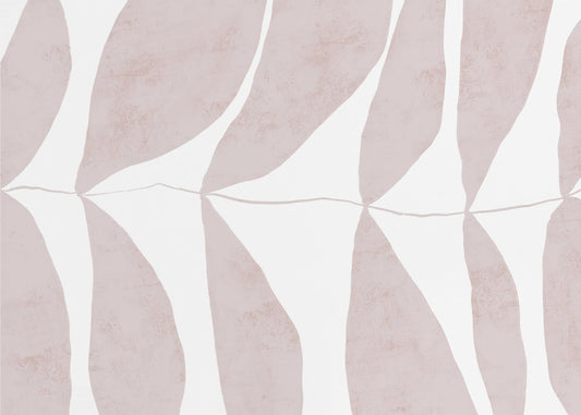 Leaf Patterns in Soft Beige Tones | Poster