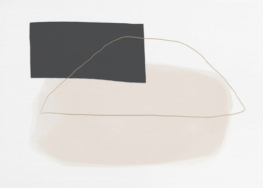 Geometric Shapes and Muted Tones | Poster