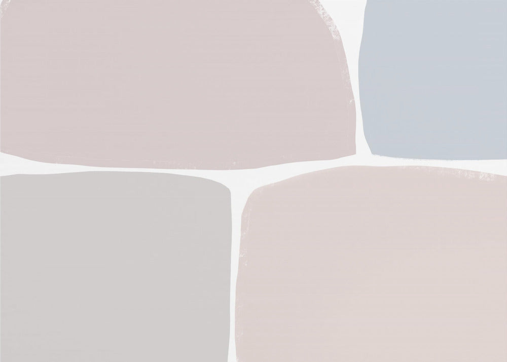 Pastel Tones with Geometric Shapes | Poster