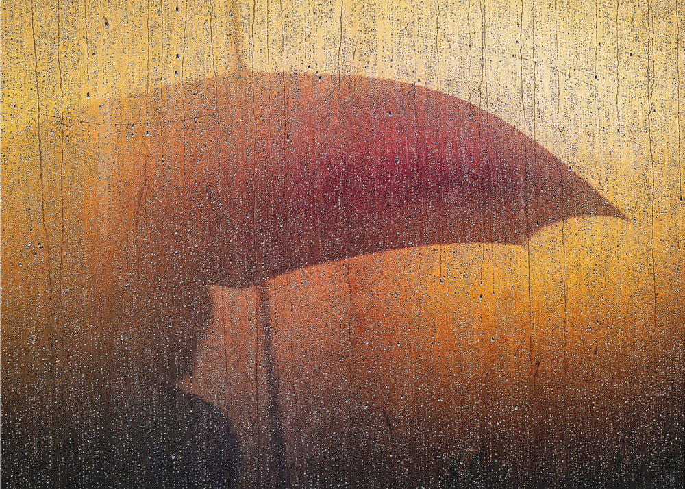 Metallic Wall in rain | Poster