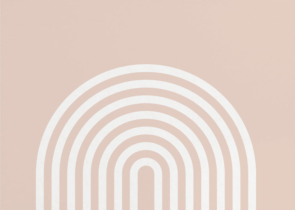 Peach Rainbow | Poster