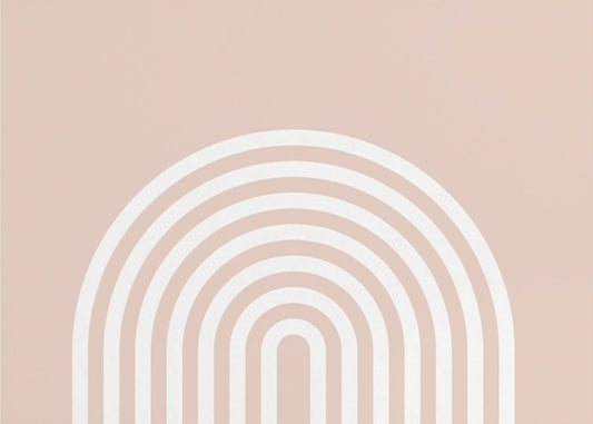 Peach Rainbow | Canvas