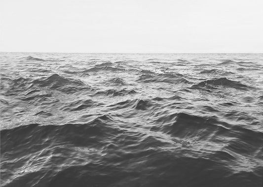 Wavy Horizon BW | Poster