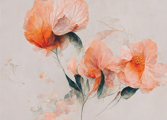 Delicate Floral Dreams | Wallpaper