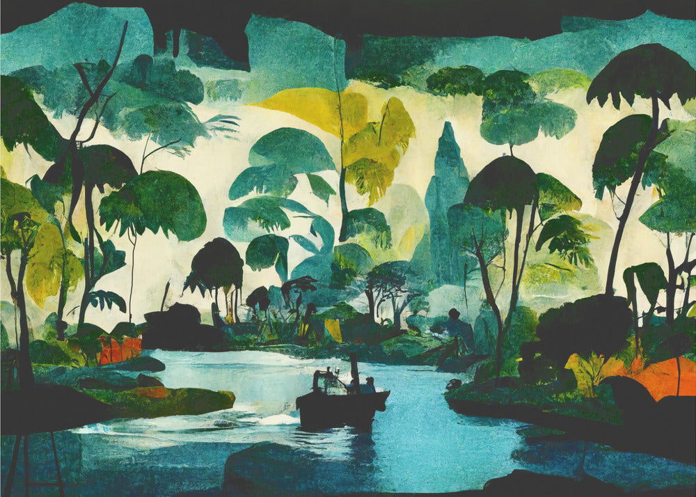 Jungle River Cruise | Canvas