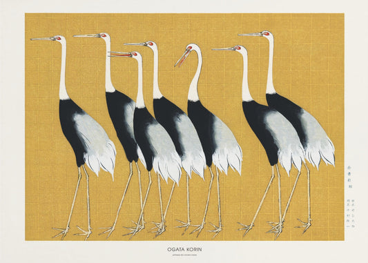 Japanese Red Crown Crane | Canvas