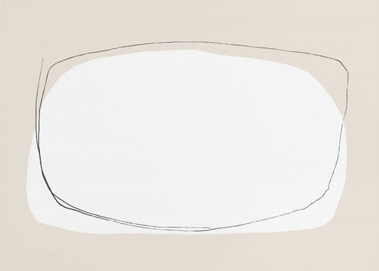 Irregular Overlapping Shapes In Neutral Tones | Wallpaper