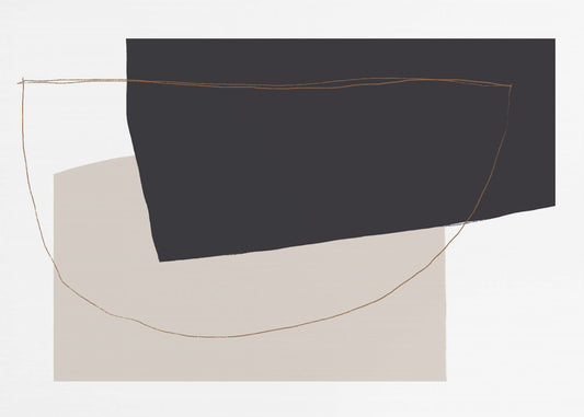 Curved Abstract Harmony | Canvas