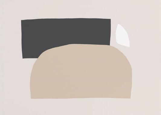 Geometric Shapes In Neutral Tones | Canvas