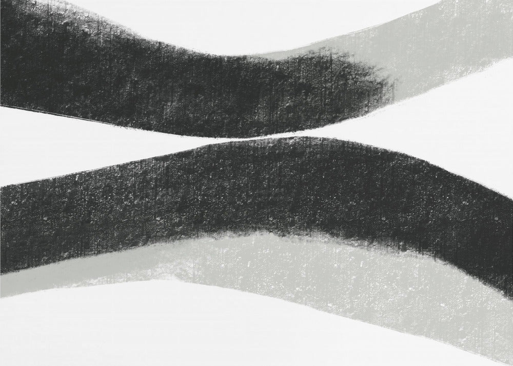 Black And Grey Strokes On A White Background | Wallpaper
