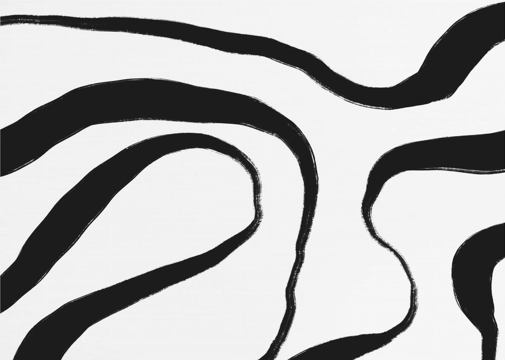 Flowing Zebra-Like Stripes | Wallpaper