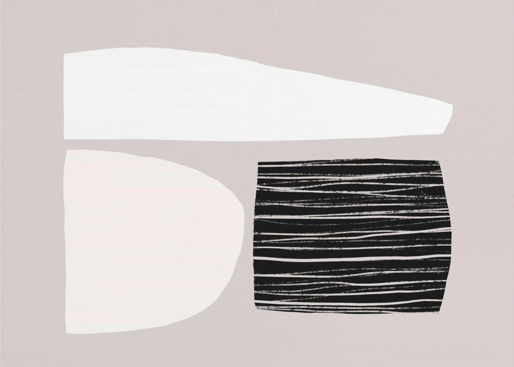 Geometric Shapes In Neutral Tones | Wallpaper