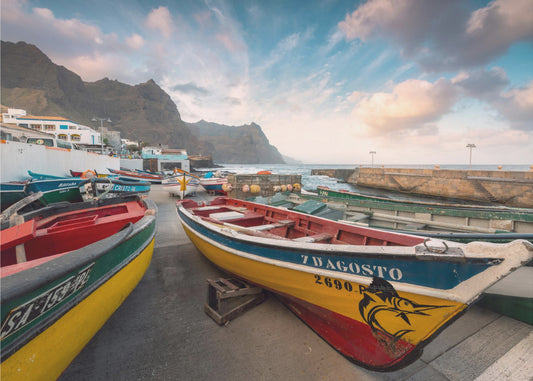 Colored Boats | Poster