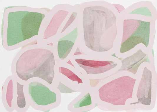 Pink Scribble | Canvas