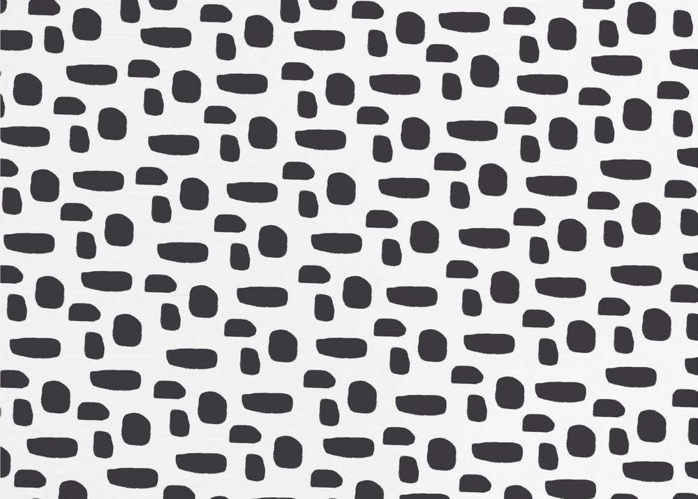 Black And White Dot Pattern | Canvas
