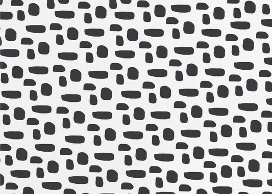 Black And White Dot Pattern | Canvas