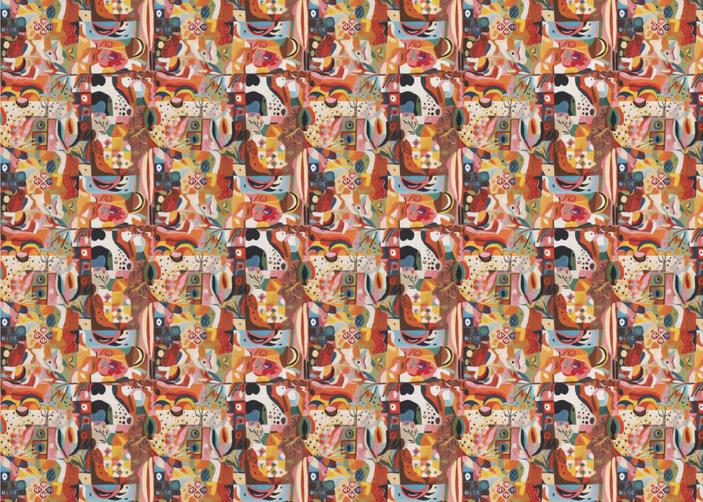 Vibrant Mosaic Flow | Poster