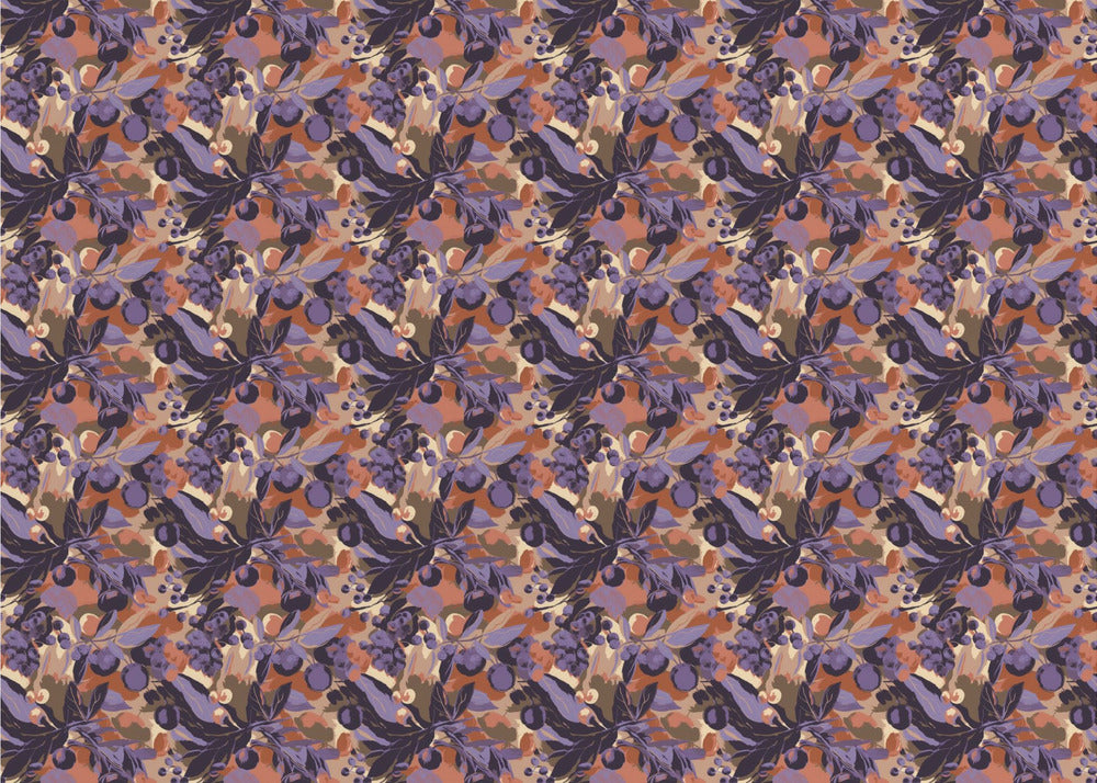 Purple Garden Rhythm | Wallpaper