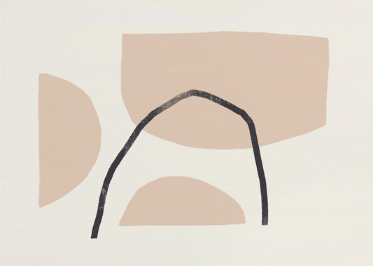 Geometric Shapes In Earthy Tones | Canvas