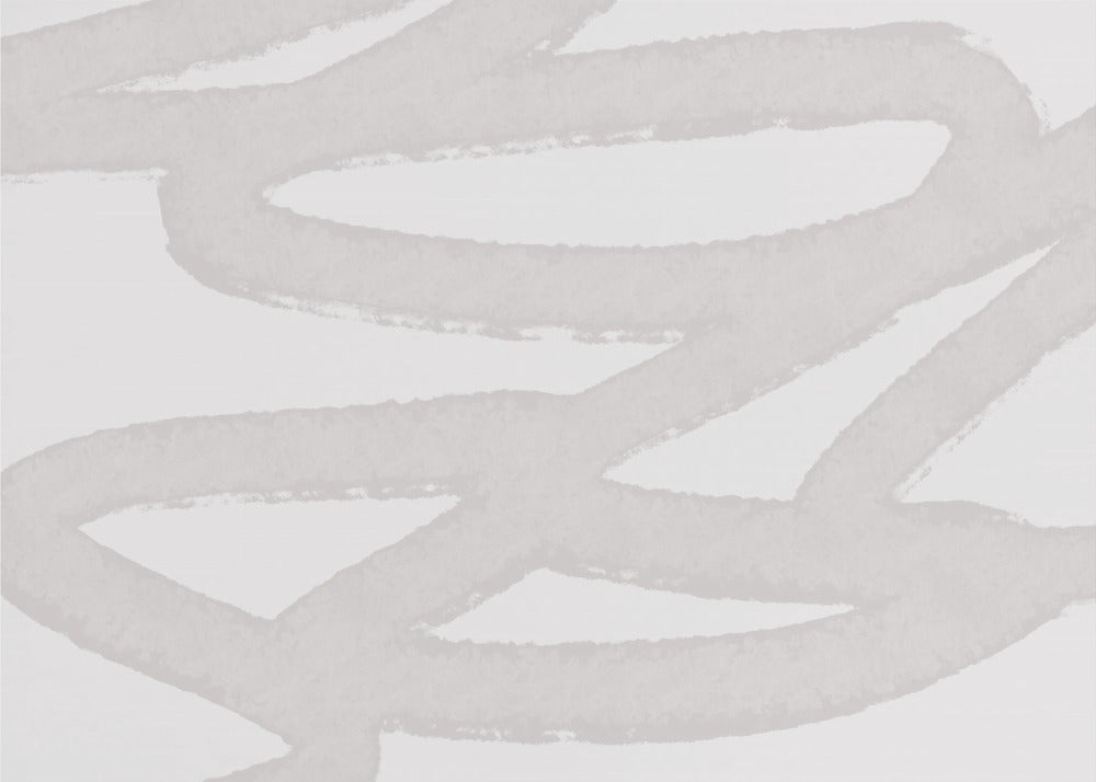 White Brushstroke Patterns | Poster