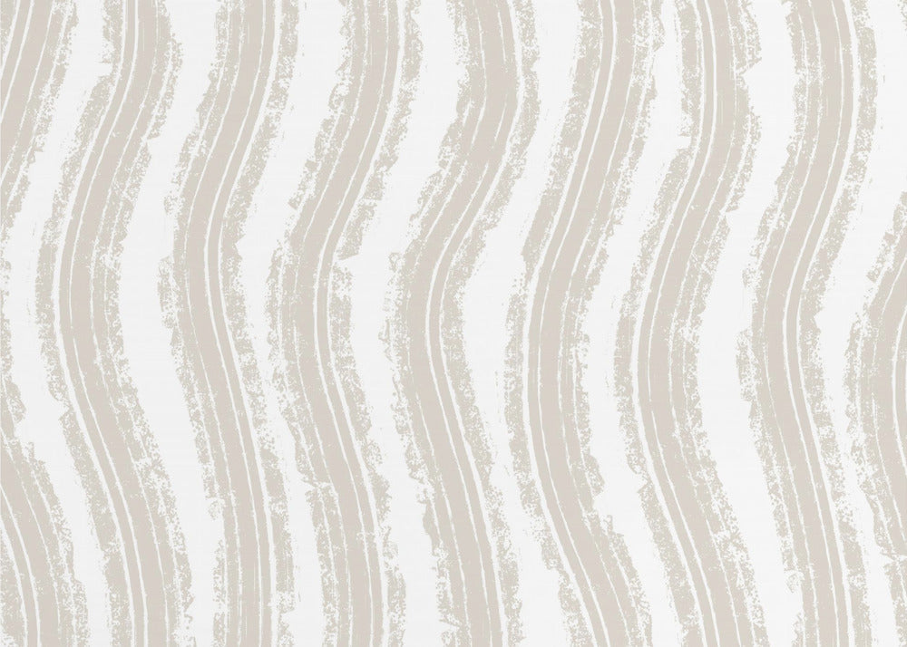 Textured Beige Lines With Rhythmic Pattern | Canvas