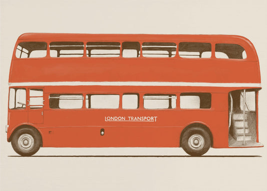 Red English Bus | Poster