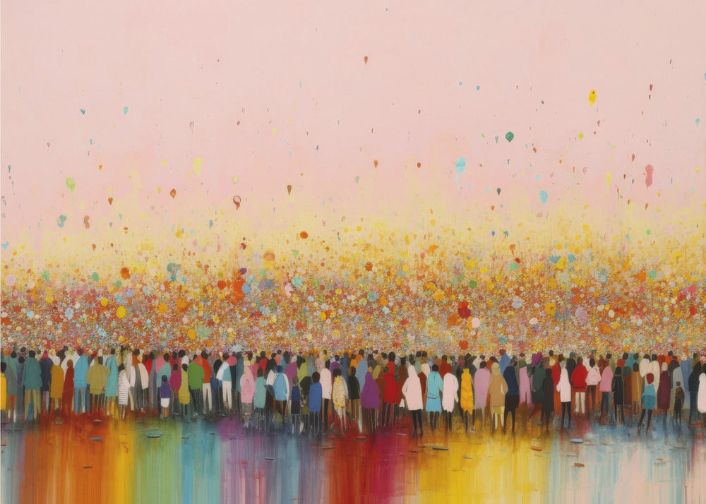 Vibrant Gathering | Wallpaper