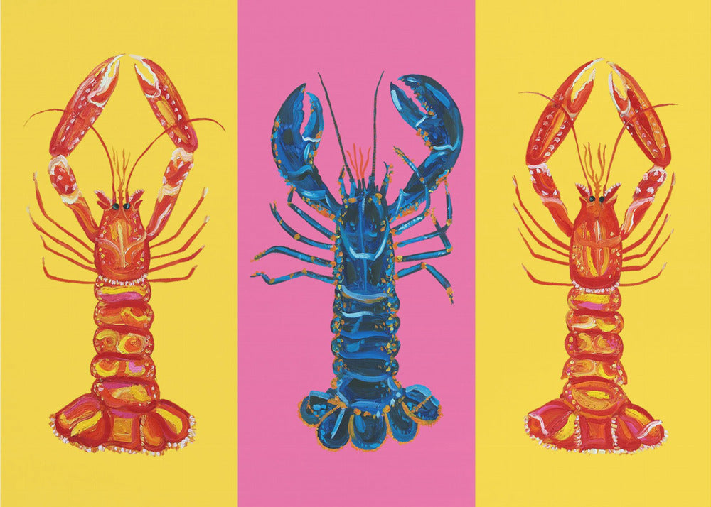 Lobster Langoustines Pop Art 2 | Canvas