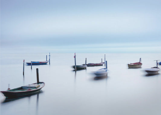 Dancing Boats II col | Poster