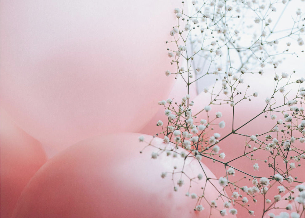 Blooms and Balloons | Wallpaper