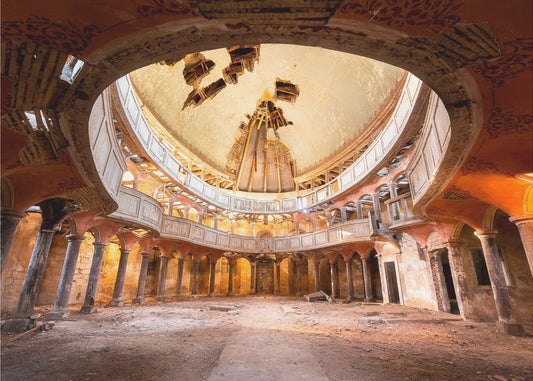 Round Chapel in Decay | Canvas