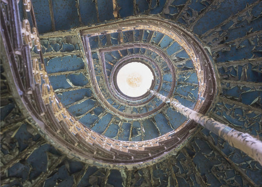 Blue Staircase | Wallpaper