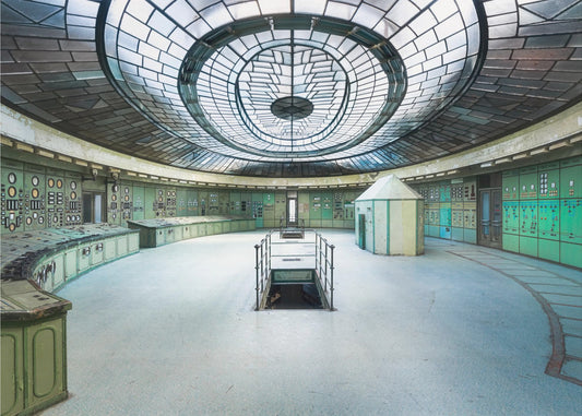 Abandoned Art Deco Control Room | Wallpaper