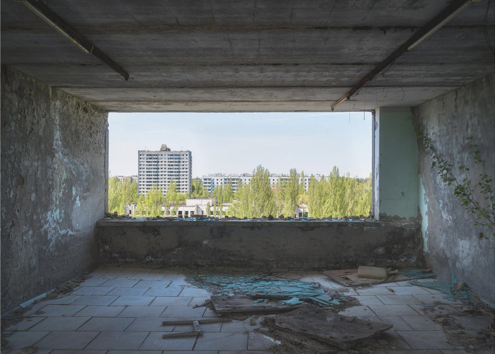 View at Pripyat in Chernobyl | Wallpaper