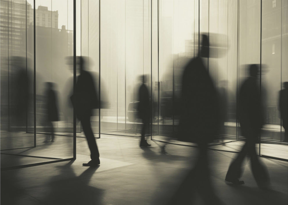 Ghostly City Stroll | Canvas