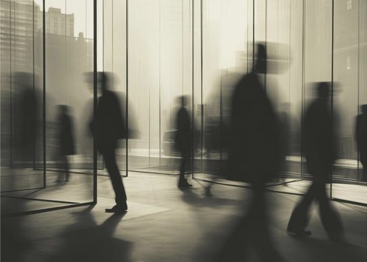 Ghostly City Stroll | Canvas