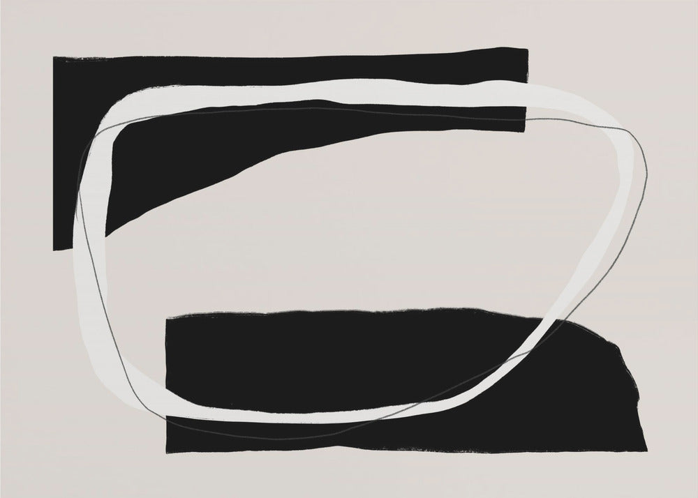 Monochrome Flow | Canvas