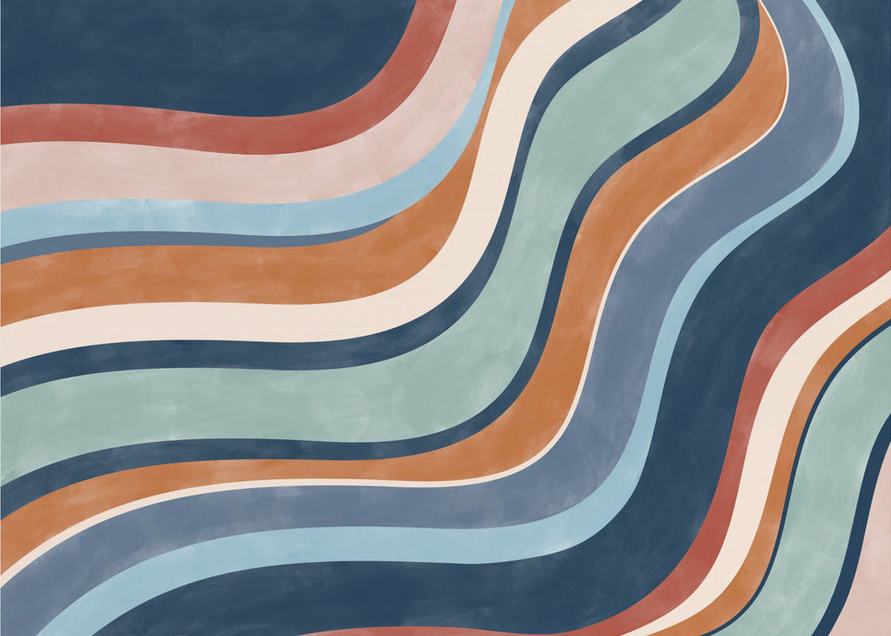 Multicolored Lines Creates A Dynamic | Wallpaper