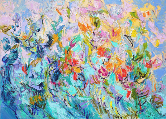 Radiant Floral Harmony | Poster