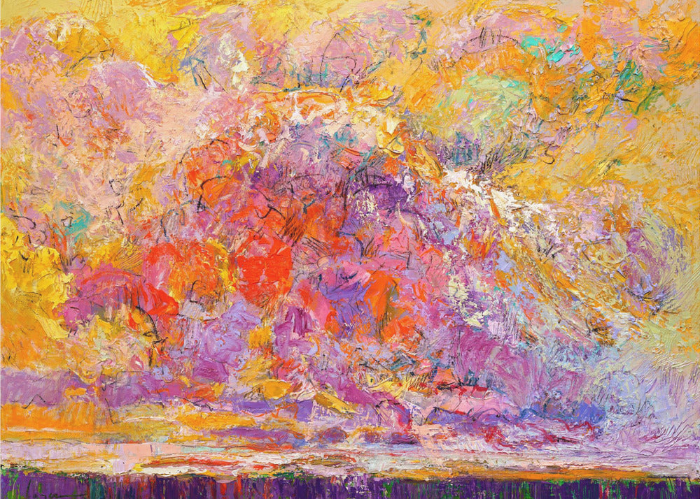 Expressionist Colorful Abstract | Canvas