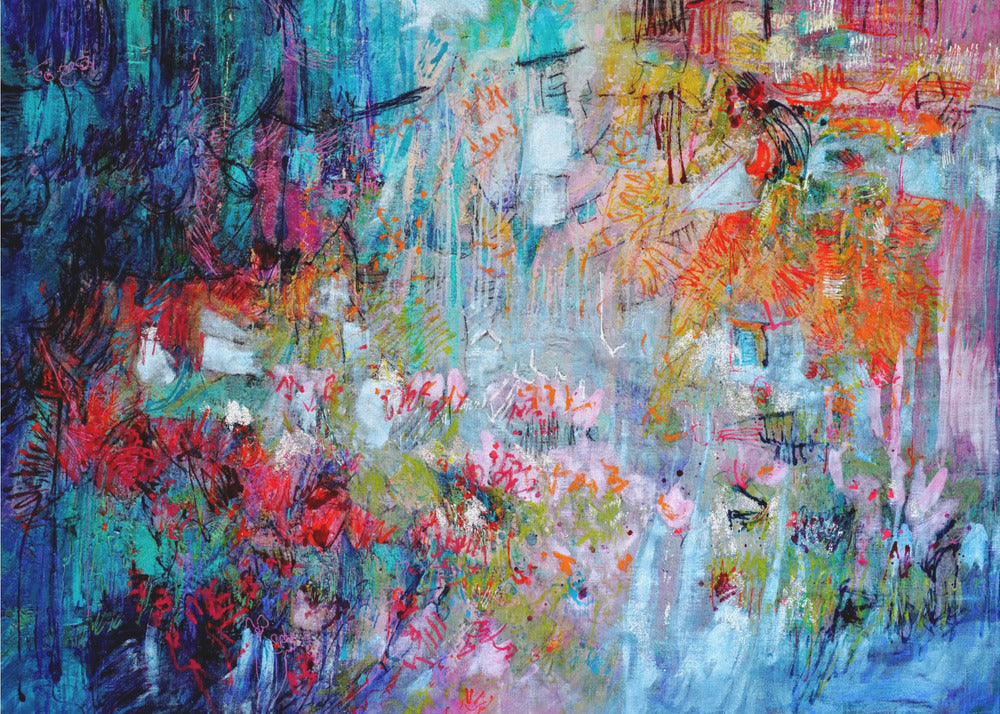 Chaotic Bloomscape | Canvas