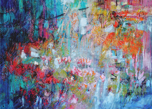 Chaotic Bloomscape | Canvas