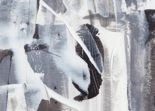 Monochrome Brushstrokes | Wallpaper