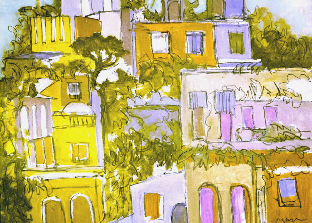 Vibrant Rooftops | Canvas