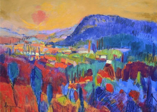 Expressionist Colorful Abstract | Canvas