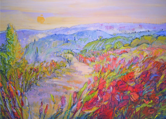 Sunlit Pathway | Canvas