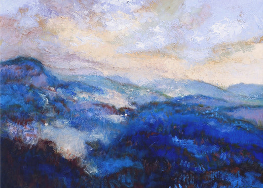 Ethereal Bluescape | Canvas