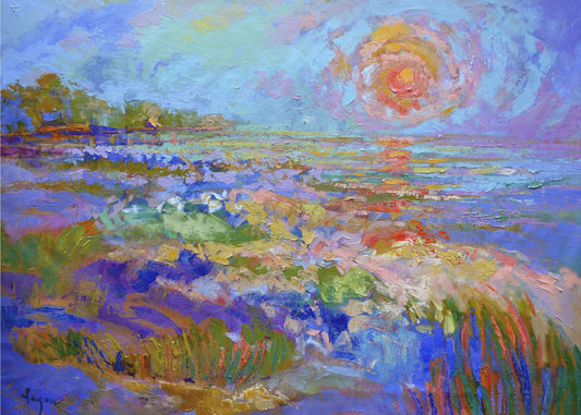 Vivid Horizon Glow | Canvas